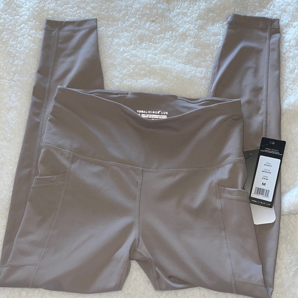 High-rise fitness leggings
